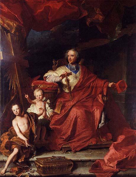 Hyacinthe Rigaud Le cardinal de Bouillon oil painting image